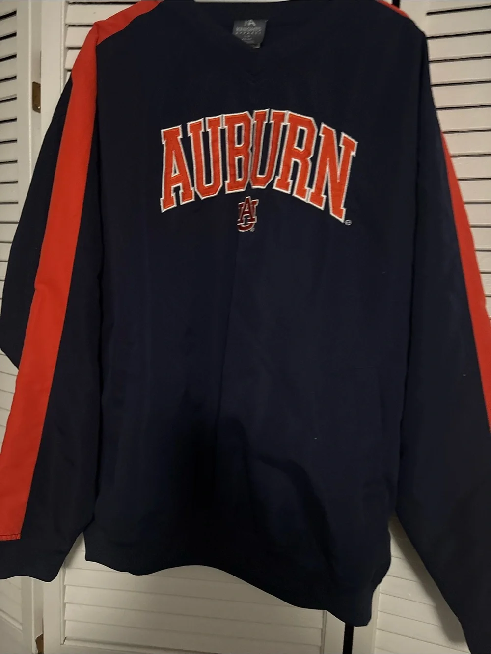 Auburn Pullover Jacket windbreaker size large college football